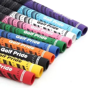 Golf Club Cotton Line Rubber Grip Iron Wood Dual Color Multi-Function Handle, Durable Golf Accessory for Enhanced Control