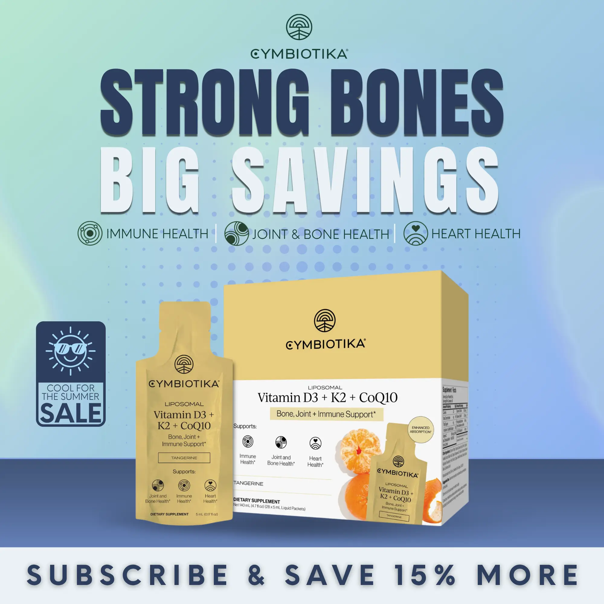 Liposomal Vitamin D3 + K2 + CoQ10 | 28 Packets | Clinically Proven 2x Better Absorbed | Stronger Bones, Healthier Heart & Immune Support | Plant-Based Lichen D3 | Dual MK-4 & MK-7 | 4,000 IU | 40mg Ubiquinol CoQ10 | Vegan | Third-Party Tested