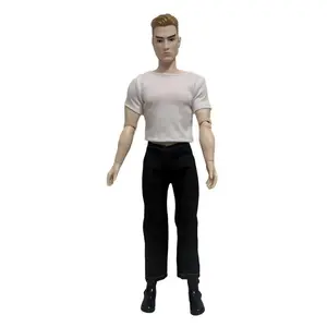 13-Inch Action Figure Fashion Trendy Clothes, Realistic Top T-Shirt, Jeans,