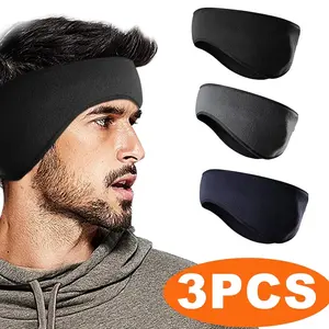 Winter Fleece Headbands with Ear Covers – Ear Warmers/Ear Muffs for Men, Women & Kids, Suitable for Skiing, Running & Cycling