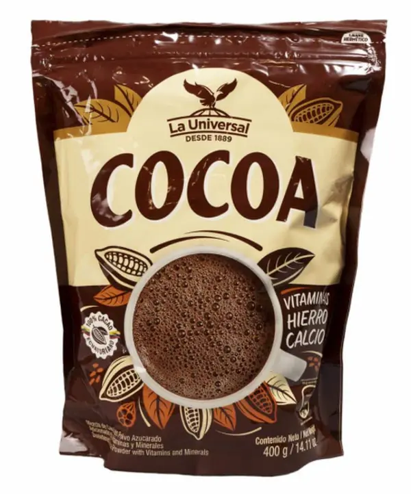 COCOA - LA UNIVERSAL - CHOCOLATE EN POLVO 400 G