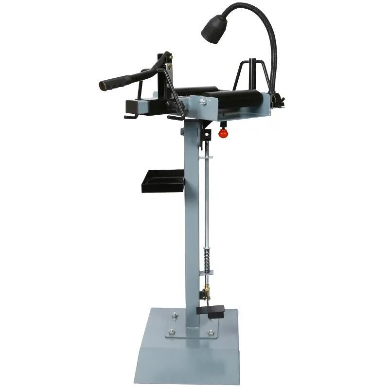 Car Truck Tire Spreader with Tilting Table Portable Tire Changer with LED Light Manual Tire Spreader Portable Tire Changer Stand Tire Spreader Tool for Light Truck and Car
