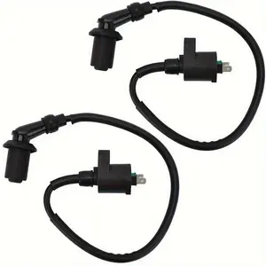 2pcs Hipa GY6 High Performance Racing Ignition Coils For Chinese 50cc 80cc 90cc 110cc 125cc 150cc GY6 139QMB 152QMI 157QMJ Moped Scooter ATV Go Kart Pit Dirt Bike