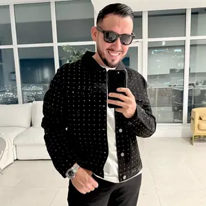 JEAN FULL RHINESTONE JACKET (SLIMFIT)