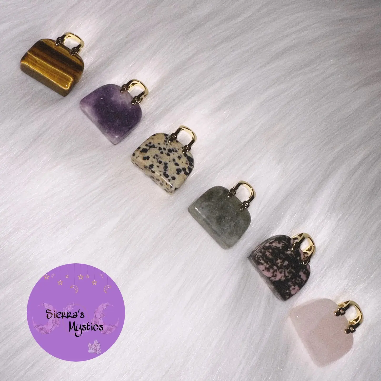 Mini Crystal Purse Carvings