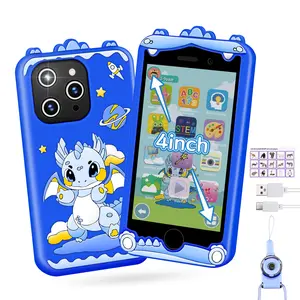 Colorful Kids Smart Phone，Fun Camera & Filter Functions，Ideal Toy Phone for Kids 3- 9