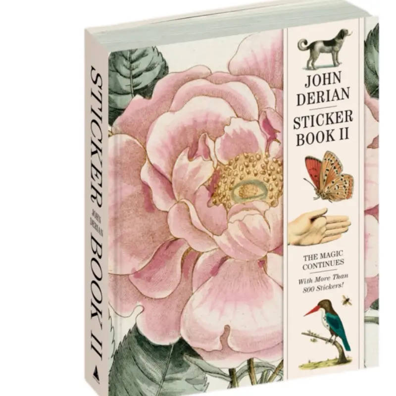 John Derian Company Sticker Book II "The Magic Continues" Hardcover Book for Children, Featuring Blossoms & Forest Animals, Brand New Release with 800+ Stickers (Toys & Hobbies, DIY Scrapbooking & Stamping)