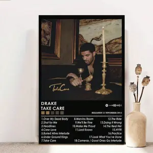 Drake Poster Print |   Take Care Poster |   Music Poster |   Album Cover Poster |   Wall Decor |   Music Gift |   Room Decor