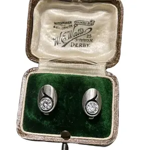 K&L signature silver sterling earrings