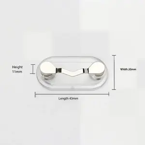 2026 Fashion Magnetic Glasses Holder - Premium Strength Magnetic Hold - Secures and Protects Readers, Sunglasses, Blue Light Glasses, or Safety Glasses-Fits All Frames
