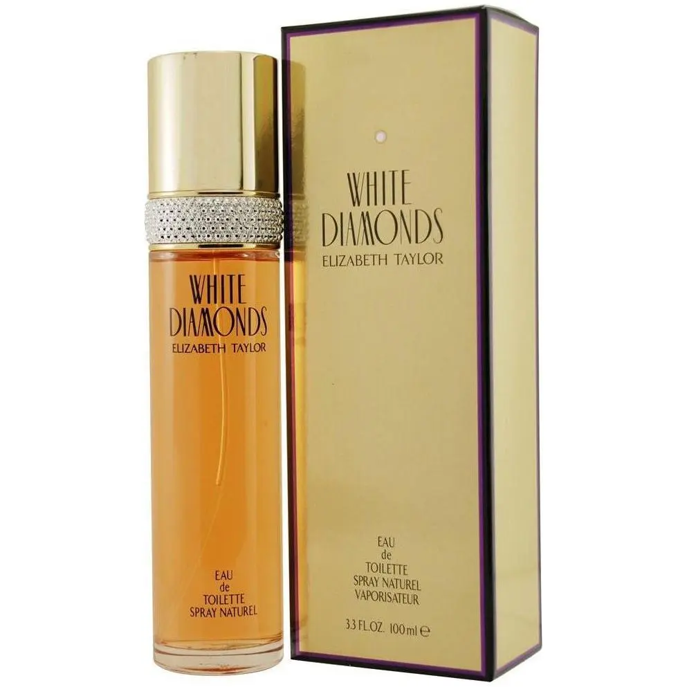 Elizabeth Arden White Diamonds Eau de Toilette for Women, Classic Floral Perfume for Daily Wear with Notes of Sandalwood & Amber, 3.3 oz Spray, Floral Perfume Spray, Perfumes For Women