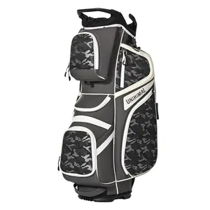uniHimal 14-Way Golf Cart Bag for Golf Clubs, with Full-Length Padded Dividers, Organizer Top, Handles, and Rain Cover,summerwins