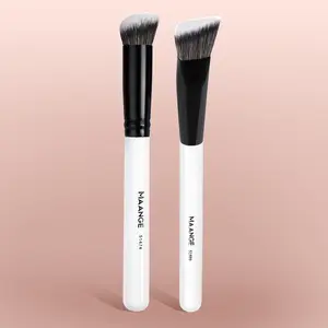 MAANGE 2pcs/3pcs/6pcs,Cosmetic Brush Set, Makeup Brush Kit, Face Makeup Brushes,Angled Foundation Brush Powder Brush Concealer Brush Smudge Brush Eyeshadow Brush Nose Shadow Brush Detail Brush for Flawless Application,Essential Tools for Makeup Lovers