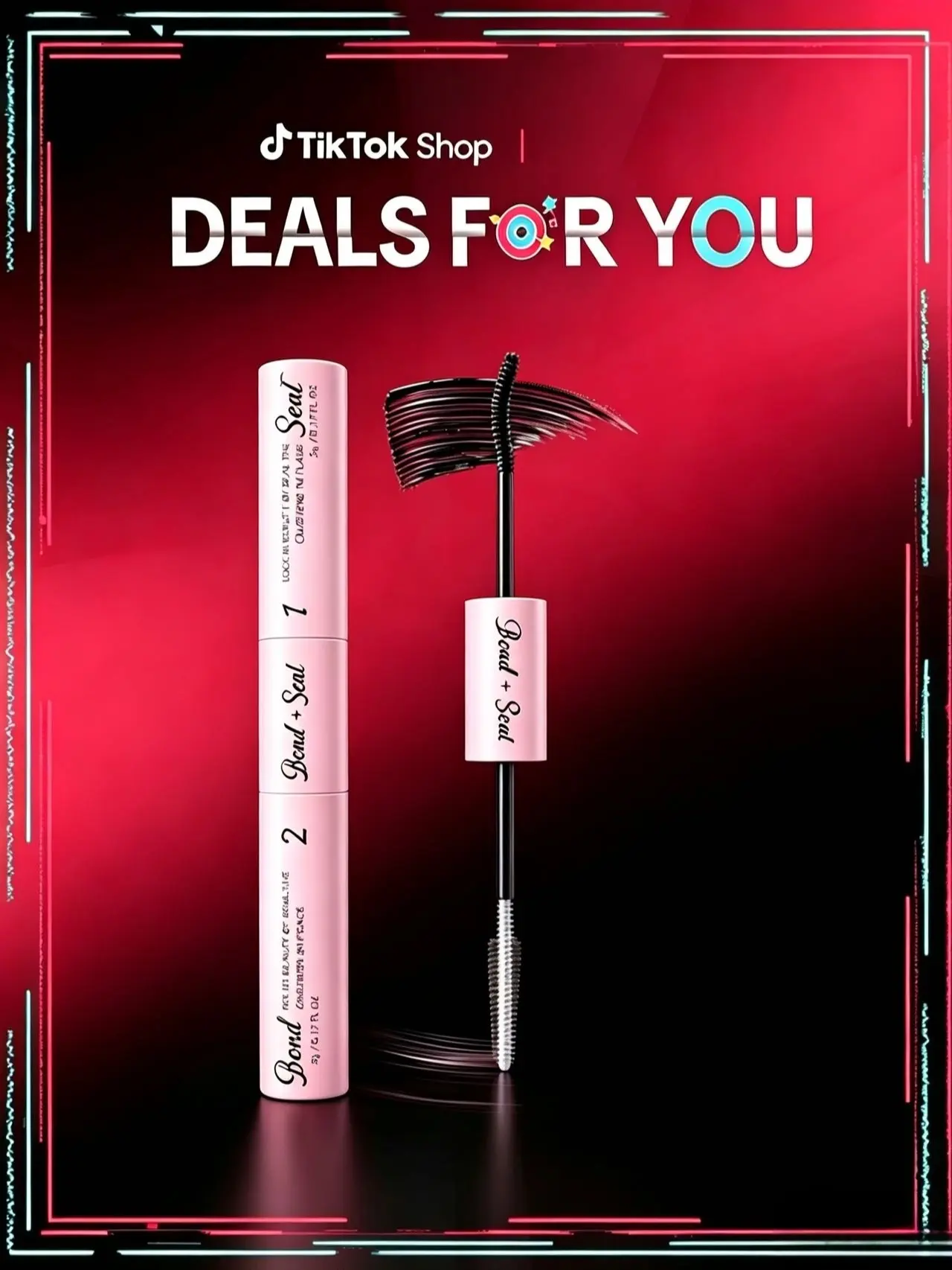 [New Upgrade] 2-in-1 Bond & Seal Waterproof Lash Cluster Glue - Strong-Hold, Beginner-Friendly Cosmetic Adhesive