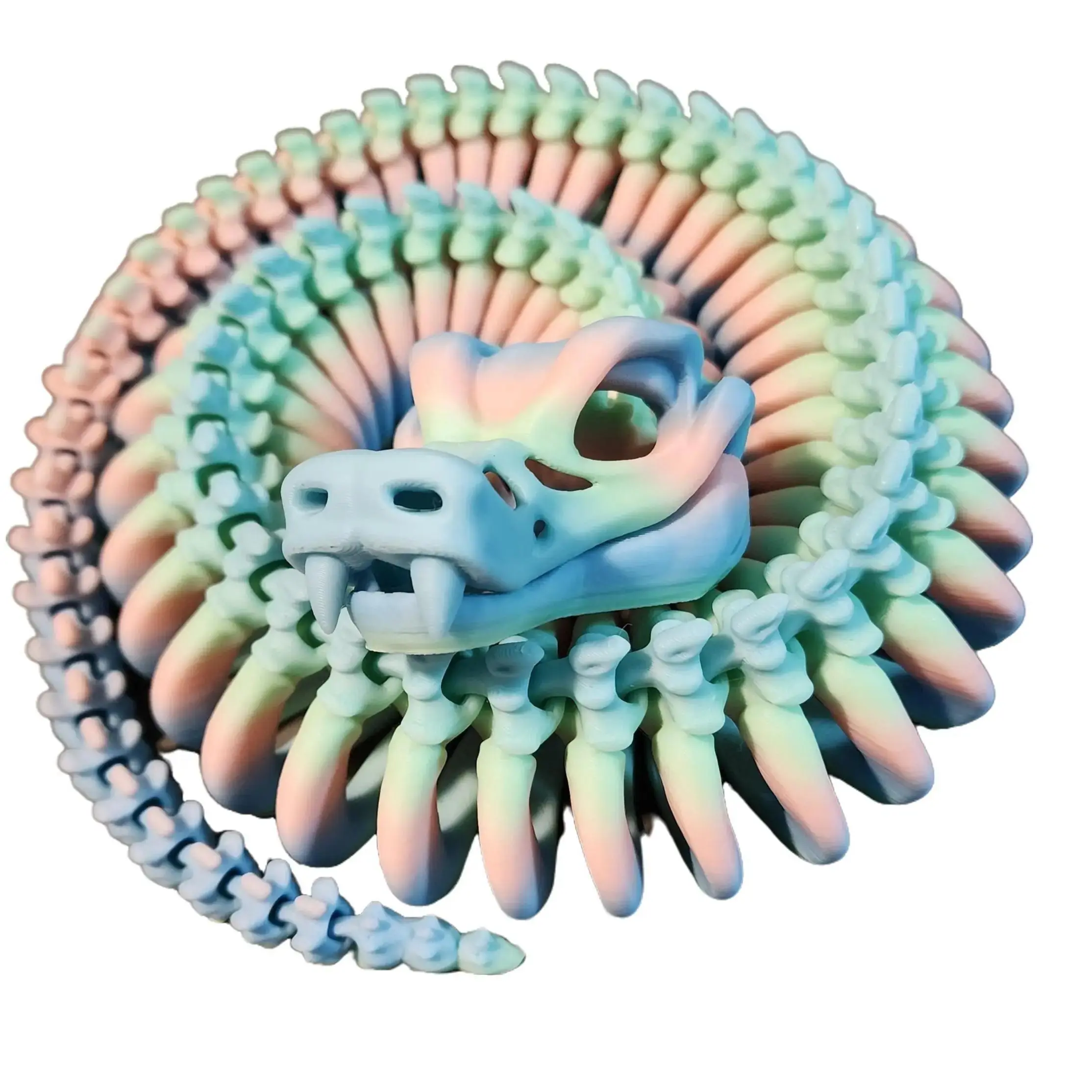 Articulating Snake Skeleton Fidget Figure