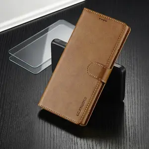 Phone Case - 3pcs [1 Phone Case And 2 Screen Protector] Faux Leather Flip Case for Samsung Galaxy A37 A57 A15 A35 A55 A16 A36 A56 A05S A14 A24 A34 A54 A13 A23 A33 A53 Wallet Cover A52 A32 A22 A12 Accessories Cellphone Smartphone Protection Casing