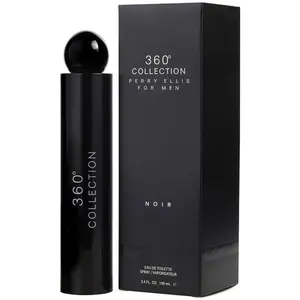 Perry Ellis 360 Collection Noir Men's EDT Cologne, EDT Type, 3.3/3.4 fl oz, Citrus Base, Vanilla Blend, New in Box