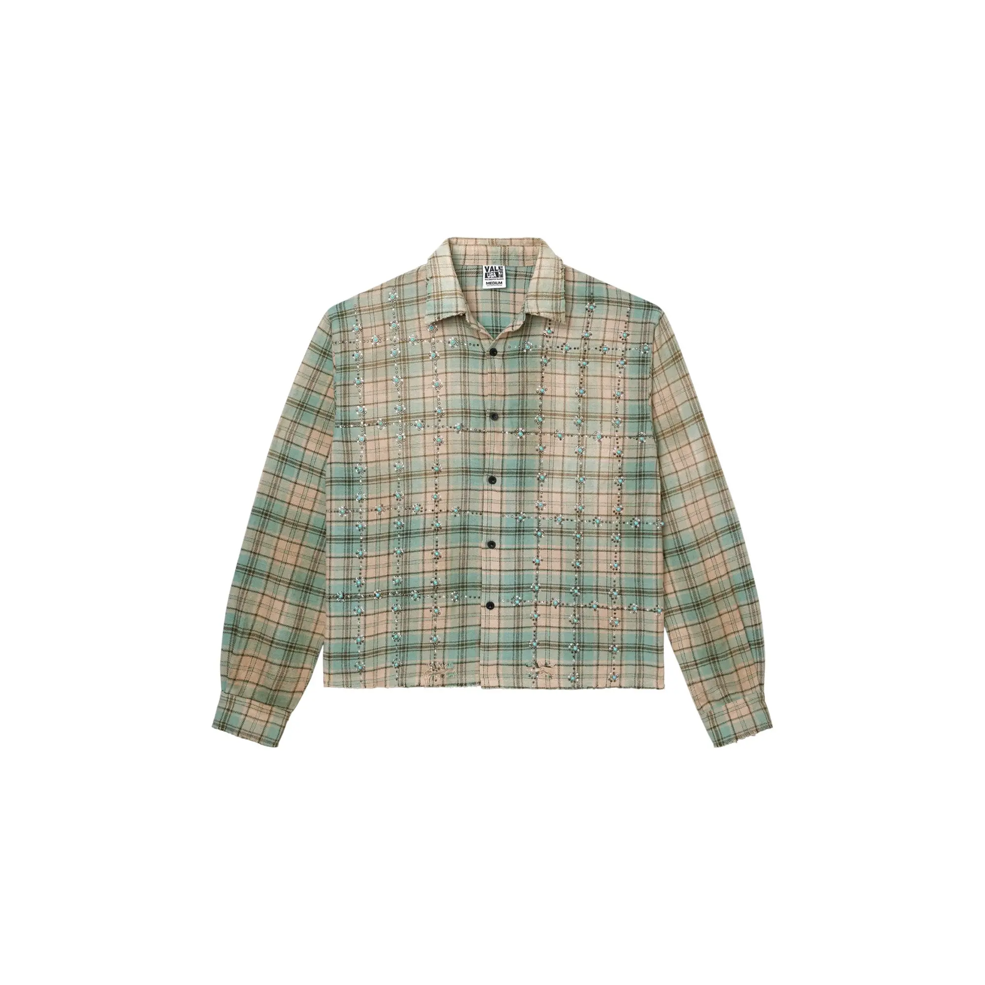 Little Gems Flannel "Green" VALE 11 008 VFLGFG GN