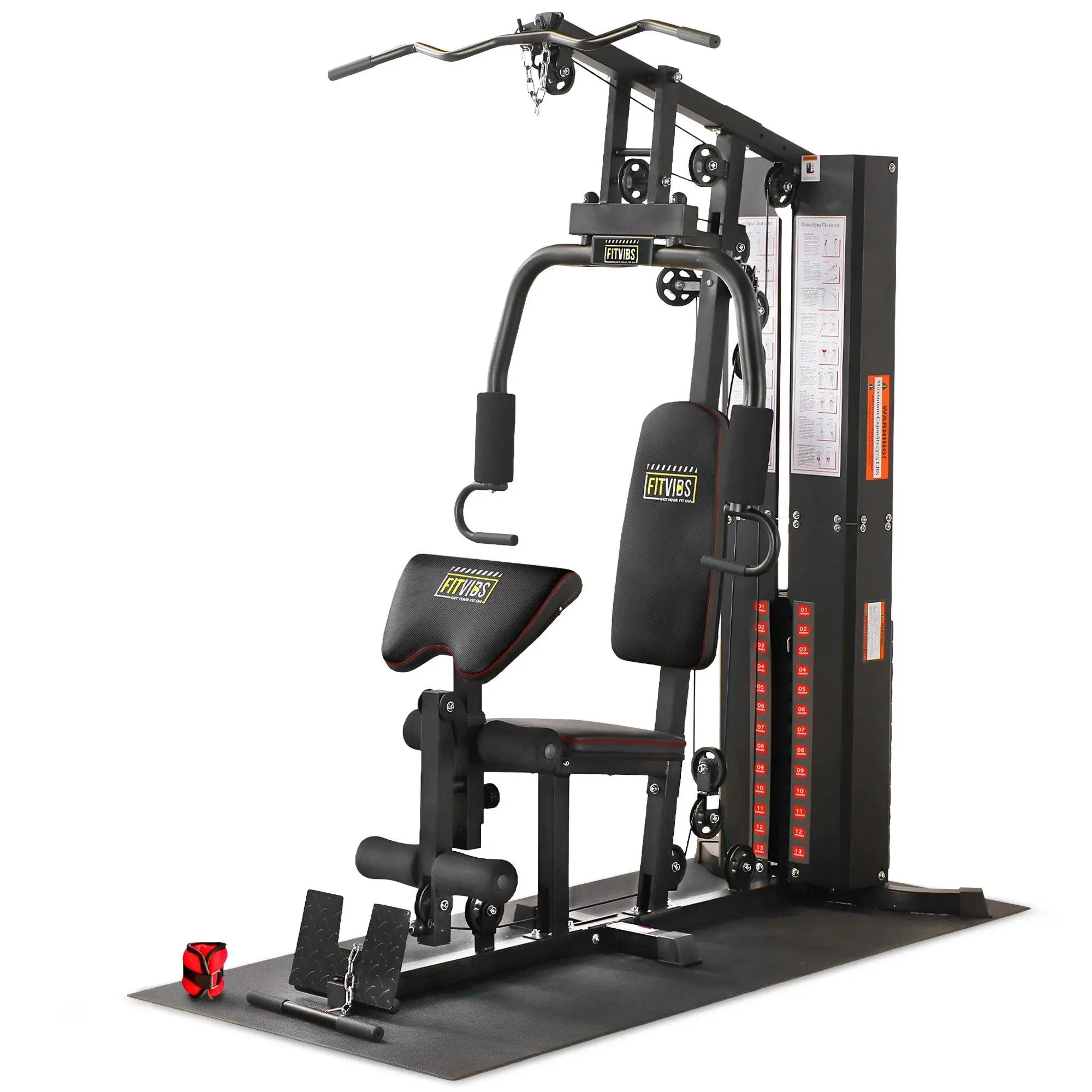 BalanceFrom Multifunctional Home Gym Workout Station Strength Training Equipment