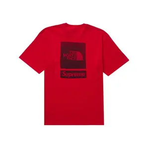 Supreme Men's The North Face S/S Top Red, from StockX