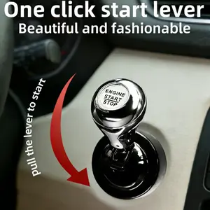 Engine push Start  cover Stop Gear Shift interchangeable Knob Universal Fit Car Interior Modification Accessory for Enhanced Vehicle Control