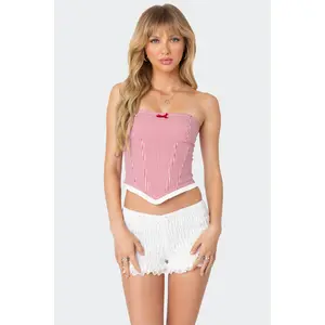 Hamilton Pinstripe Poplin Corset