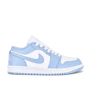 Nike Air Jordan 1 Low White Aluminum DC0774-142 Women's Fashion Sneaker New