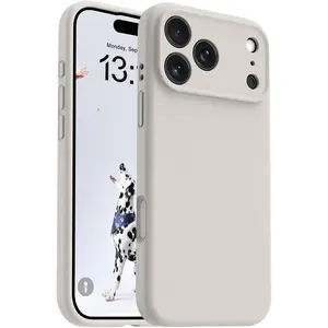 Phone cases for iPhone 17 Pro Max 16 15 14 13 Pro Max Plus case Compatible with Magsafe,Classic Liquid Silicone Mobile Phone Case,Integrated Camera Control Button,Anti-Scratch Microfiber Lining case for iphone 17 Pro Max