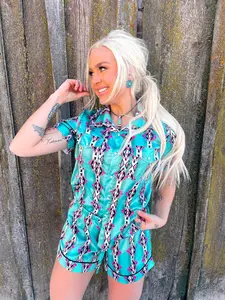 The Carolina Pearl Snap PJ’s (S-XL)