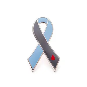 Diabetes Awareness Ribbon Enamel Pin – Support T1 & T2 Diabetes Awareness