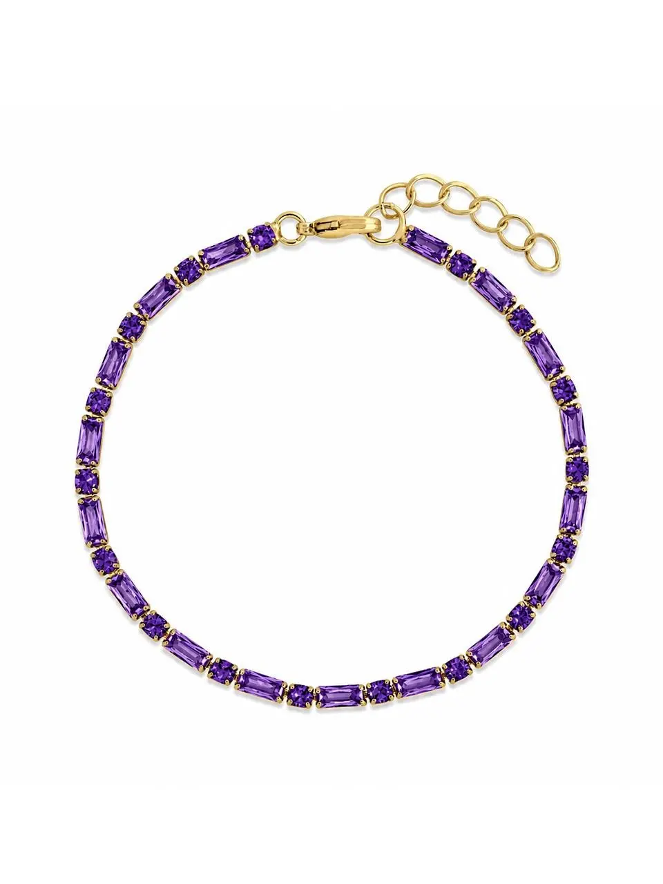 Georgia Amethyst CZ Tennis Bracelet Georgia Amethyst CZ Tennis Bracelet