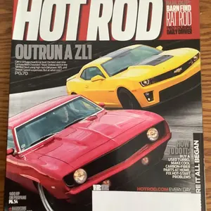 Hot Rod Magazine December 2012 Issue Featuring Outrun a ZL1 and Barn Find Rat Rod Features