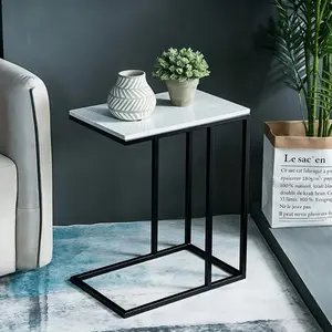 Simple small coffee table sofa high-end small table bedroom bed ins wind living room household rectangular side table balcony table