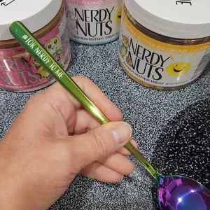 Rainbow TikTok Peanut Butter Spoon
