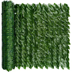 Artfcal vy Prvacy Screen for Fence, 78x98n Strengthened Jont  Leaves Fallng Off, Faux Hedge Panels Greenery Vnes, Decoratve Fences for Outdoor, Garden