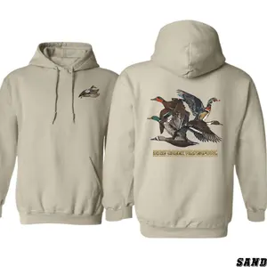 Dixie Creek Waterfowl Hoodie - Detailed Duck and Goose Design, Warm and Stylish Sweatshirt for Men & Women, Ideal for Outdoor Enthusiasts