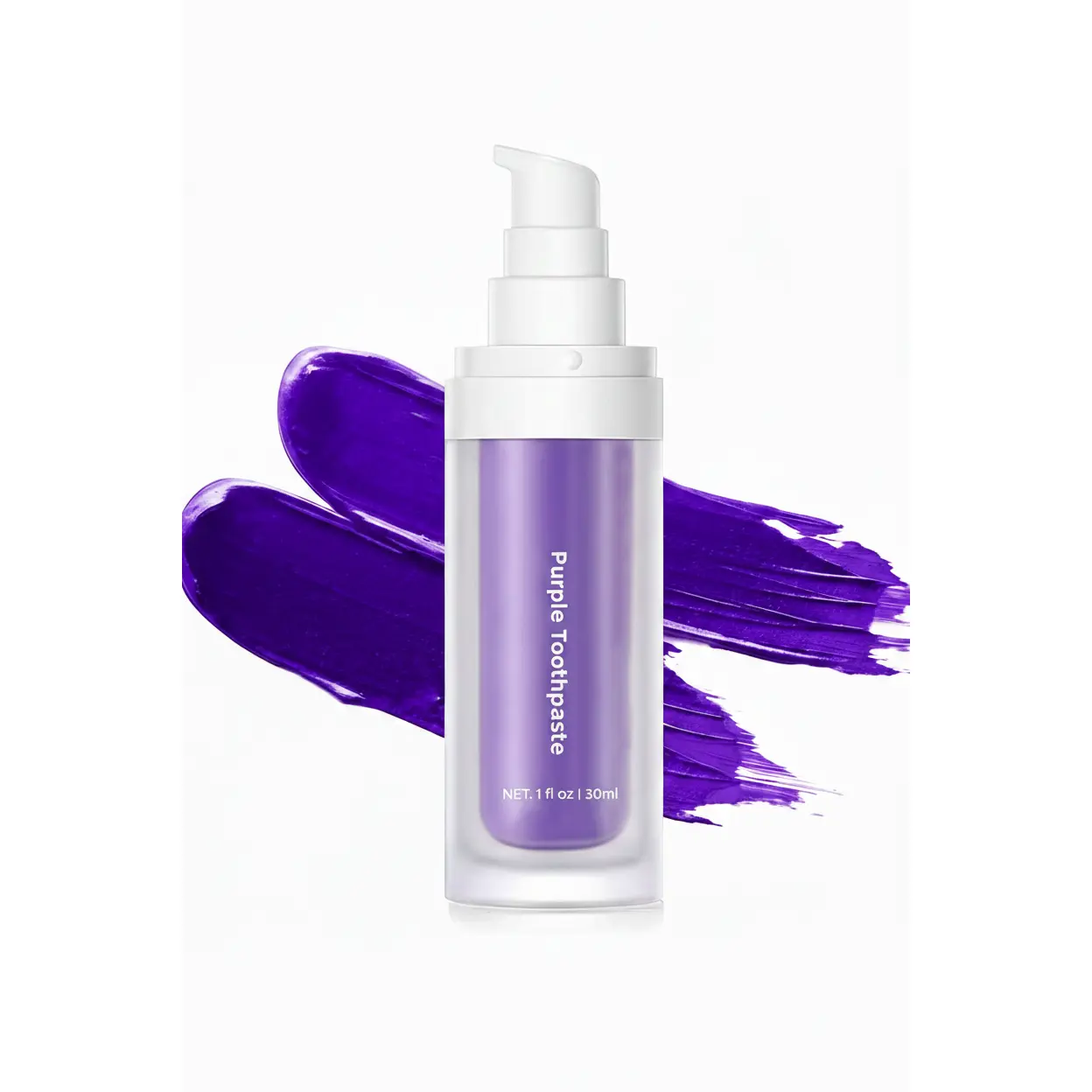 Purple Dental Whitening Toothpaste - Stain Removal, Brightness Booster, Yellowing Reduction with 3 Weeks of Treatment
