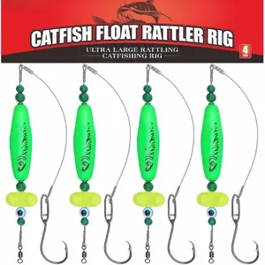 Summer Spring Gift Catfish-Rig-for-Bank-Fishing-Catfishing-Tackle-Floats-with-Rattler-Santee Cooper Rig Equipment