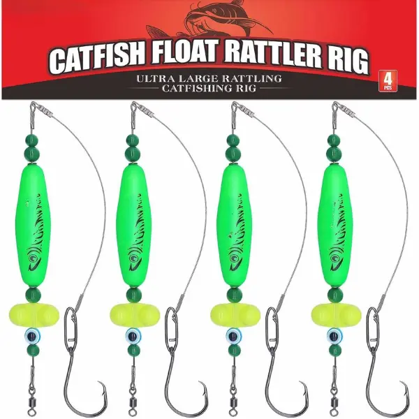 Summer Spring Gift Catfish-Rig-for-Bank-Fishing-Catfishing-Tackle-Floats-with-Rattler-Santee Cooper Rig Equipment