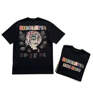 Rosetopia World Tour 2026 2 Sided Shirt, Once Upon AWRLD Shirt, Kpop Indie Band Top, Kpop Merch For Fans