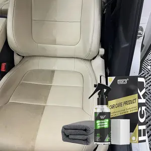 150ml Car Interior Cleaner, Car Seat Stain Remover with Towel & Sponge, Cleaning-free Cleaner for Fabric, Roof, Safety Belt, Leather Seat, Professional Car Interior Care Product, Automotive