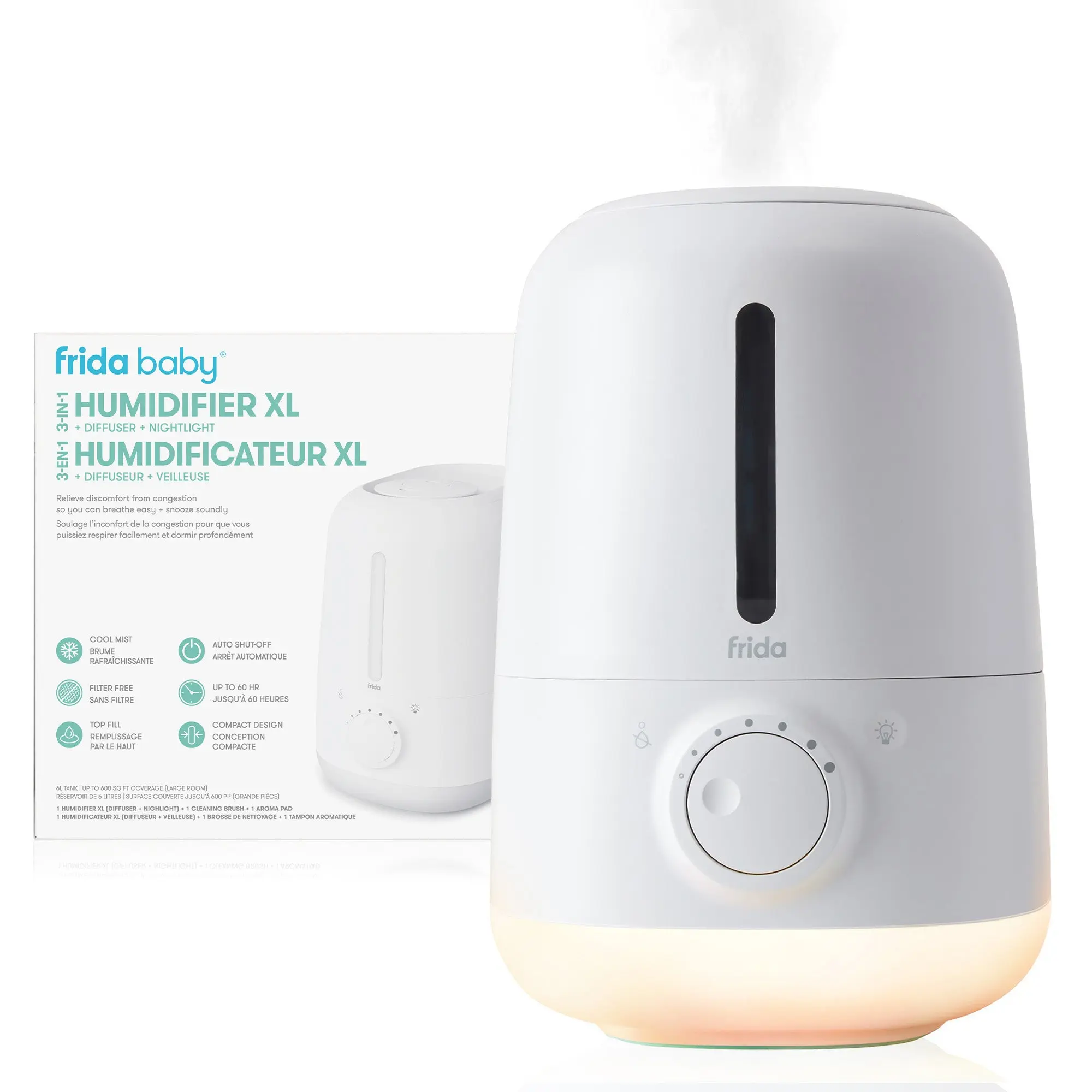 3-in-1 Humidifier XL + Diffuser + Nightlight 3-in-1 Humidifier XL + Diffuser + Nightlight