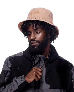 Tan Waterproof Satin Lined Bucket Hat