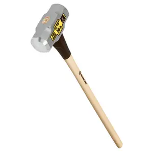 212 MAIN 16lb Heavy Duty Sledge Hammer, Hardware Tool with Hickory Wood Handle, Truper MD16HC Model