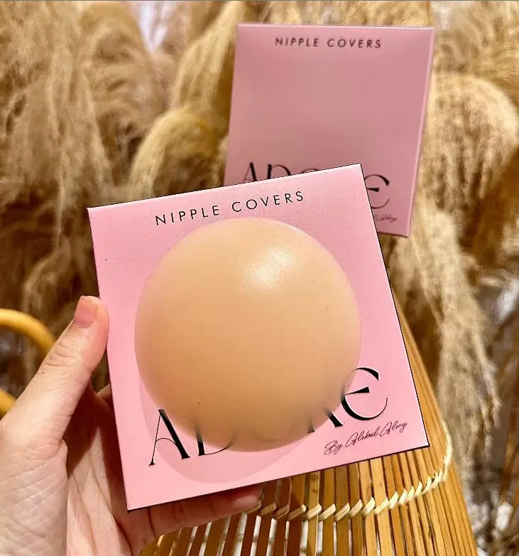 Adore Premium Silicone Nipple Covers - Solid & Breathable Types, All Seasons, Random Gift with Every Order, Soft & Comfortable Fit