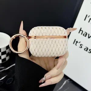 Luxury Plated Glitter Rhombus Earphone Case, Compatible with AirPods Pro/pro2, AirPods 4/3/1/2, Anti-Drop, Anti-Scratch, Fashion Gift