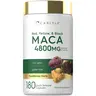 Carlyle Maca Root Capsules for Women & Men - 4800 mg - 180 Count - High Potency Extract - Non-GMO & Gluten Free Supplement