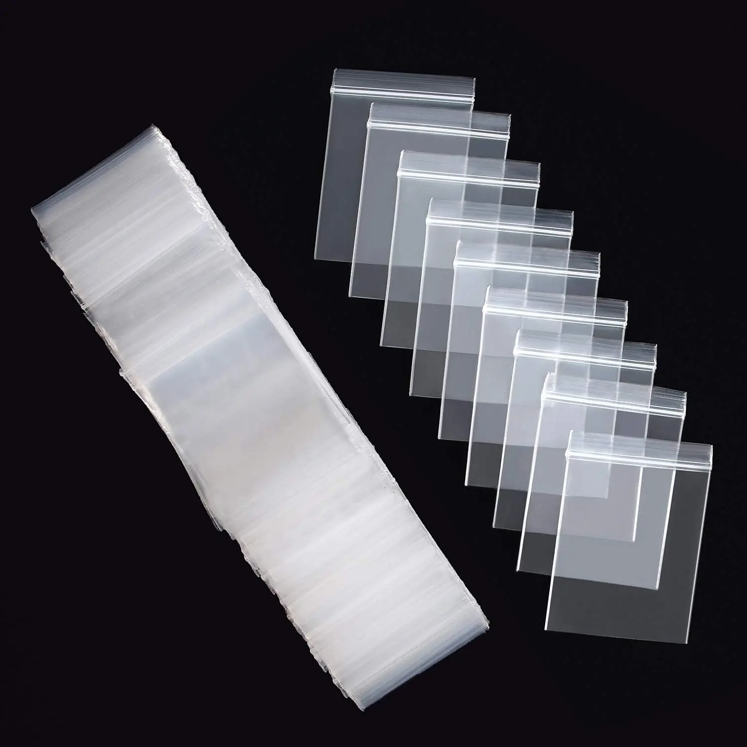400 count Small Zip Bags, 2 x 3 Inches Resealable Self Sealing Zipper Clear Plastic Bags for , Cookie, Candy, Birthday Party Self Sealing Plastic Bag
