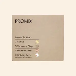 Promix Plant Based Protein Puff Bars - Variety Pack