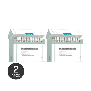 KOMFYMED 60pcs Ginseng Saponins Acne Treatment Serum Ampoules - For Oily, Acne-Prone & Sensitive Skin - Reduces Redness, Controls Oil, Soothes & Strengthens Skin Barrier